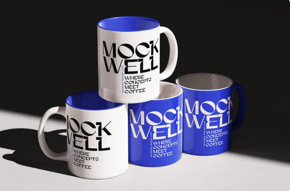 Ceramic mug mockup