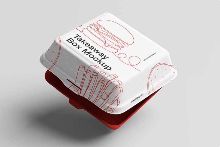Takeaway Box Mockup
